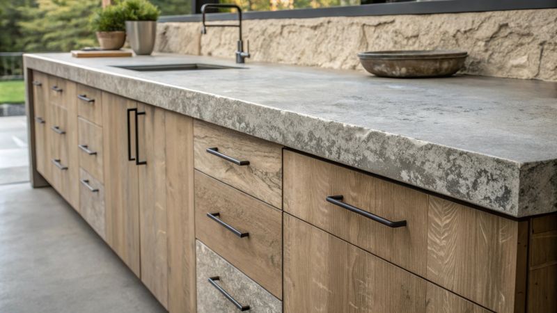 Cement Counter Installation in Marin County, CA